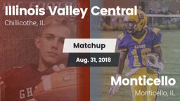Matchup: Illinois Valley Cent vs. Monticello  2018