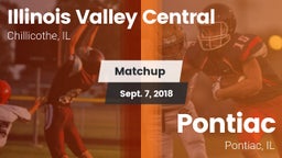Matchup: Illinois Valley Cent vs. Pontiac  2018