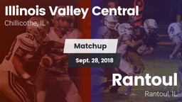 Matchup: Illinois Valley Cent vs. Rantoul  2018