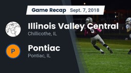 Recap: Illinois Valley Central  vs. Pontiac  2018