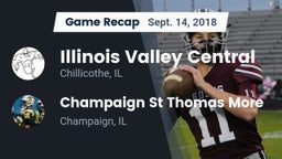 Recap: Illinois Valley Central  vs. Champaign St Thomas More  2018