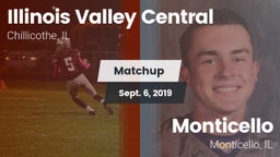 Matchup: Illinois Valley Cent vs. Monticello  2019