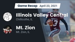 Recap: Illinois Valley Central  vs. Mt. Zion  2021