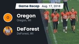 Recap: Oregon  vs. DeForest  2018