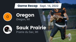 Recap: Oregon  vs. Sauk Prairie  2022