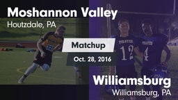 Matchup: Moshannon Valley vs. Williamsburg  2016