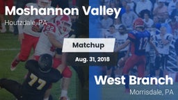 Matchup: Moshannon Valley vs. West Branch  2018