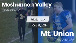 Matchup: Moshannon Valley vs. Mt. Union  2019