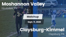 Matchup: Moshannon Valley vs. Claysburg-Kimmel  2020