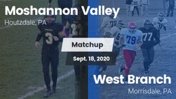 Matchup: Moshannon Valley vs. West Branch  2020