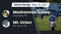 Recap: Moshannon Valley  vs. Mt. Union  2023