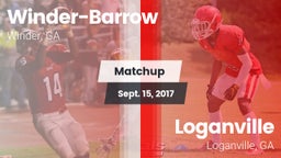 Matchup: Winder-Barrow vs. Loganville  2017