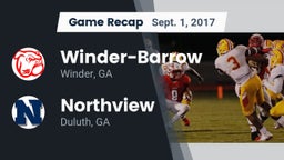 Recap: Winder-Barrow  vs. Northview  2017