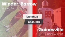 Matchup: Winder-Barrow vs. Gainesville  2019