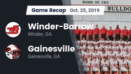 Recap: Winder-Barrow  vs. Gainesville  2019