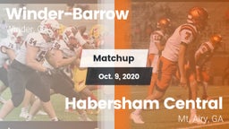 Matchup: Winder-Barrow vs. Habersham Central 2020