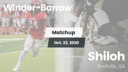 Matchup: Winder-Barrow vs. Shiloh  2020