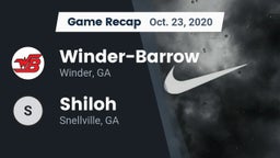 Recap: Winder-Barrow  vs. Shiloh  2020