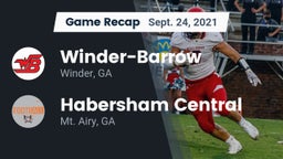 Recap: Winder-Barrow  vs. Habersham Central 2021