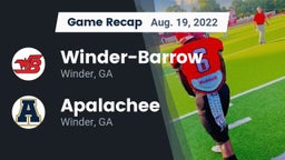 Recap: Winder-Barrow  vs. Apalachee  2022