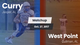 Matchup: Curry vs. West Point  2017