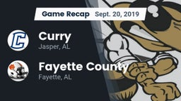 Recap: Curry  vs. Fayette County  2019