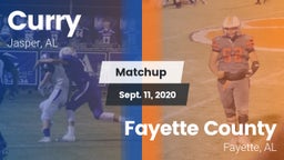 Matchup: Curry vs. Fayette County  2020