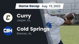 Recap: Curry  vs. Cold Springs  2022