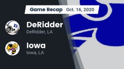 Recap: DeRidder  vs. Iowa  2020