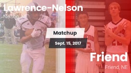 Matchup: Lawrence-Nelson vs. Friend  2017