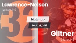 Matchup: Lawrence-Nelson vs. Giltner  2017