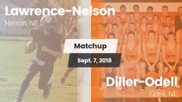 Matchup: Lawrence-Nelson vs. Diller-Odell  2018