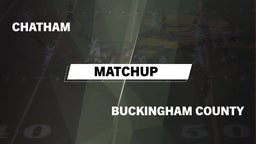Matchup: Chatham vs. Buckingham 2016