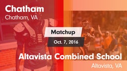 Matchup: Chatham vs. Altavista Combined School  2016