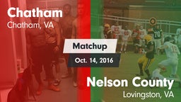 Matchup: Chatham vs. Nelson County  2016