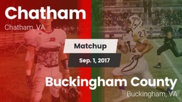 Matchup: Chatham vs. Buckingham County  2017
