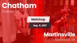Matchup: Chatham vs. Martinsville  2017