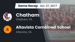 Recap: Chatham  vs. Altavista Combined School  2017