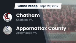 Recap: Chatham  vs. Appomattox County  2017