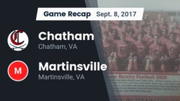 Recap: Chatham  vs. Martinsville  2017