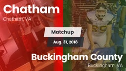 Matchup: Chatham vs. Buckingham County  2018