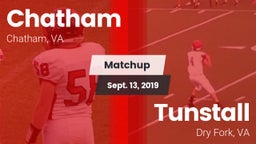 Matchup: Chatham vs. Tunstall  2019