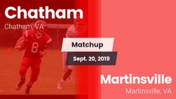 Matchup: Chatham vs. Martinsville  2019
