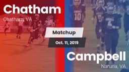 Matchup: Chatham vs. Campbell  2019