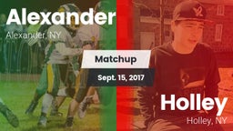 Matchup: Alexander vs. Holley  2017