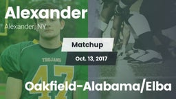 Matchup: Alexander vs. Oakfield-Alabama/Elba 2017