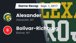 Recap: Alexander  vs. Bolivar-Richburg  2017