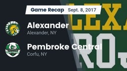 Recap: Alexander  vs. Pembroke Central 2017