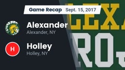 Recap: Alexander  vs. Holley  2017