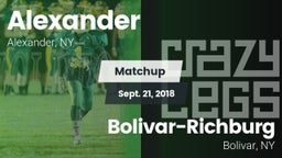 Matchup: Alexander vs. Bolivar-Richburg  2018